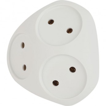 Разветвитель электрический ЭРА SPx-3-B на 3 розетки без заземл. 10А черн. Б0059721 Разветвитель электрический ЭРА SPx-3-B на 3 розетки без заземл. 10А черн. Б0059721